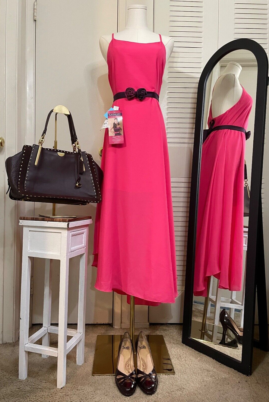 NWT Zeagoo Hot Pink Maxi Dress Size L